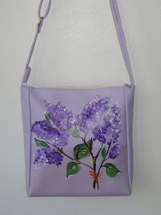 GEANTA DE PIELE NATURALA FLORI DE LILIAC